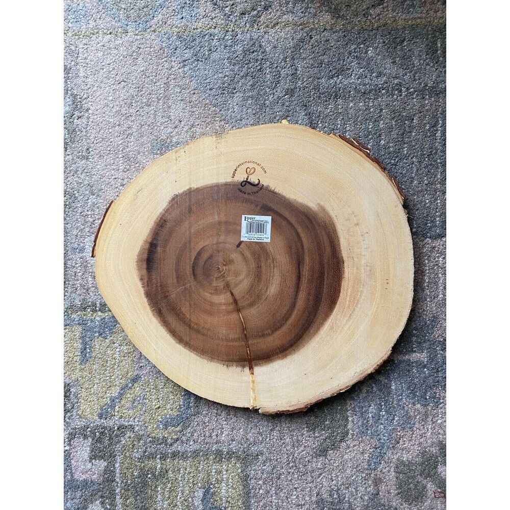 Lipper Wood Tree Stump Center Piece
